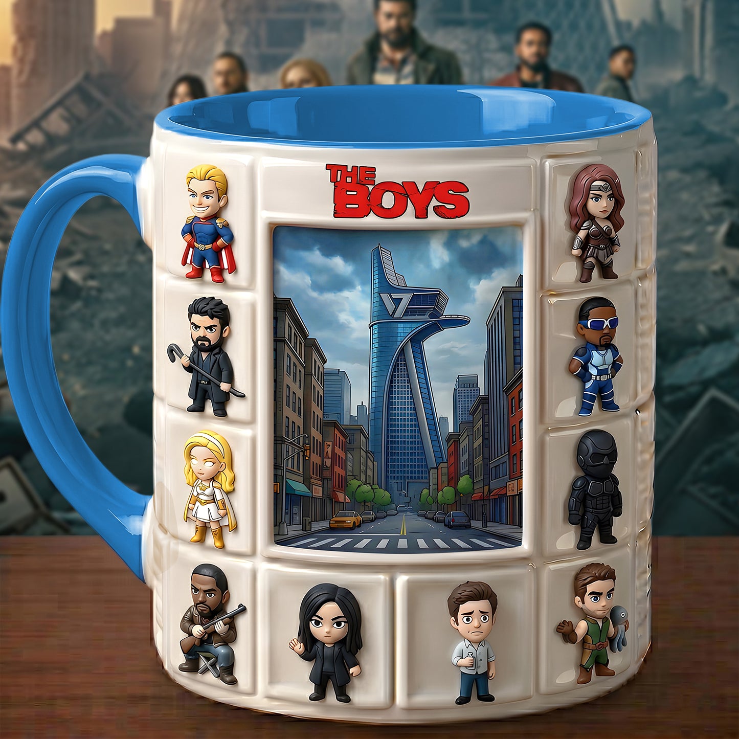 Hero Squad - Personalized Superhero Team Accent Mug