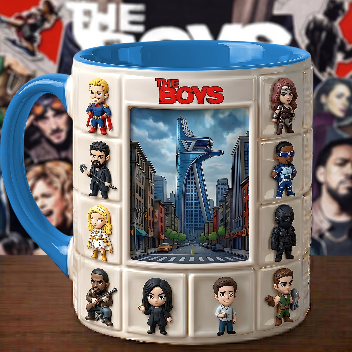 Hero Squad - Personalized Superhero Team Accent Mug