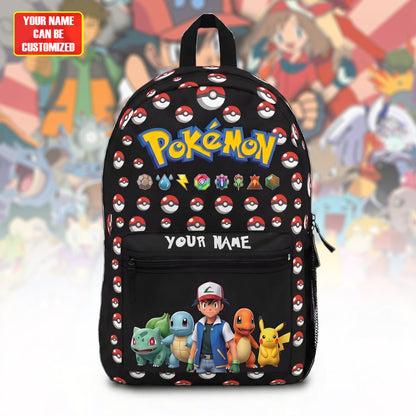 Cute Monster Squad - Personalized Kids Backpack
