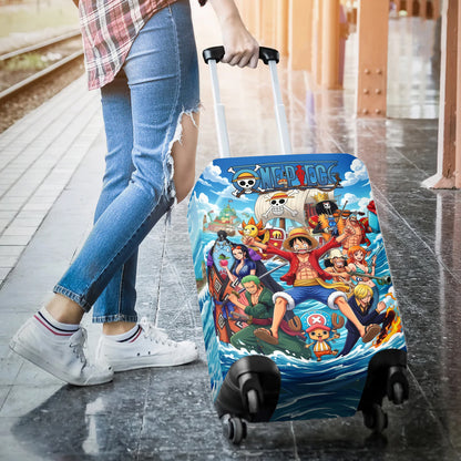 Personalized Grand Sea Treasure - Adventure Luggage Cover