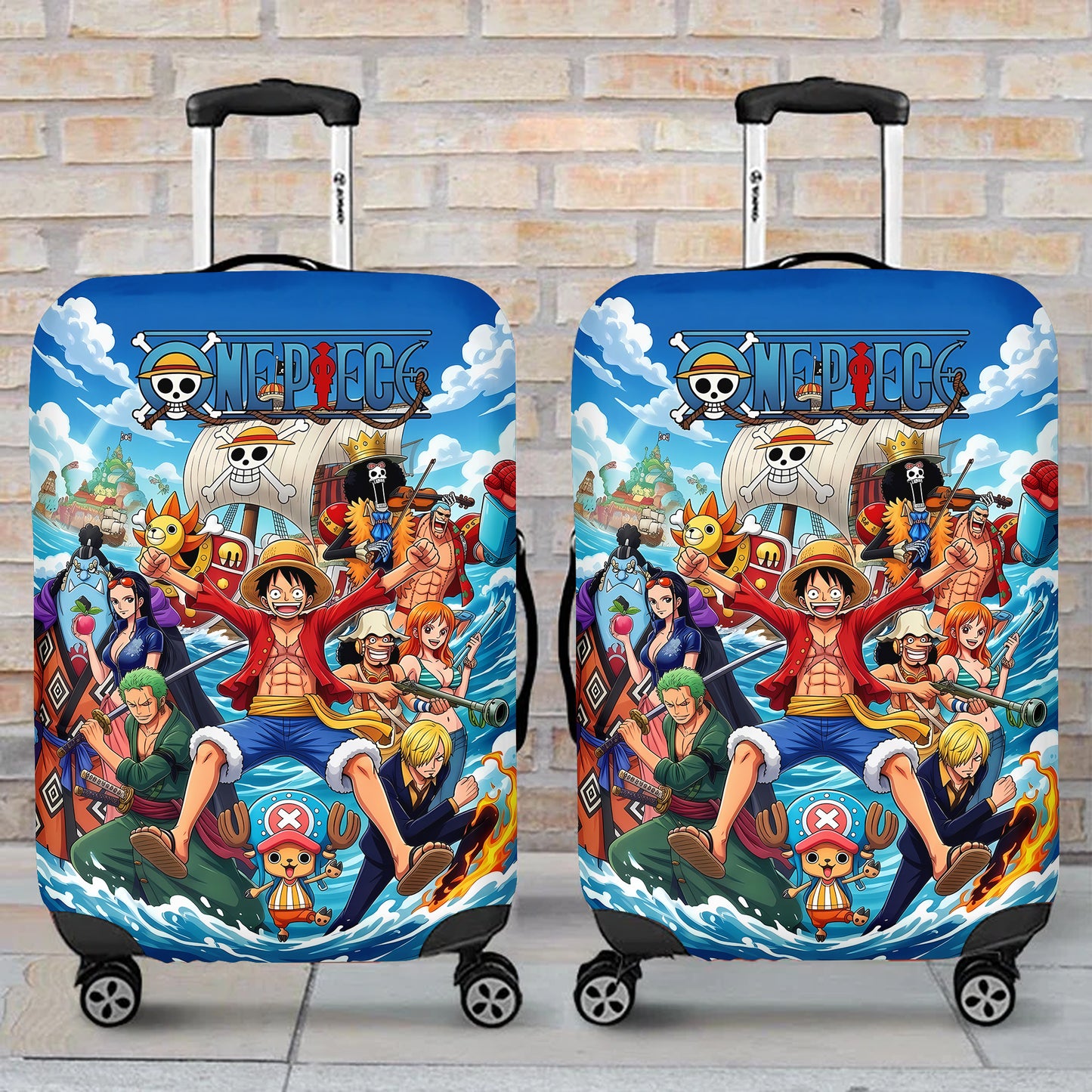 Personalized Grand Sea Treasure - Adventure Luggage Cover