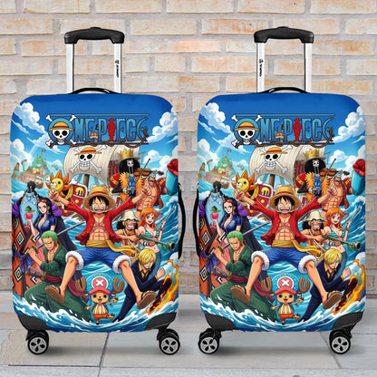 Personalized Grand Sea Treasure - Adventure Luggage Cover