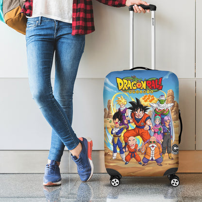 Personalized Anime Dragon Warriors - Adventure Luggage Cover