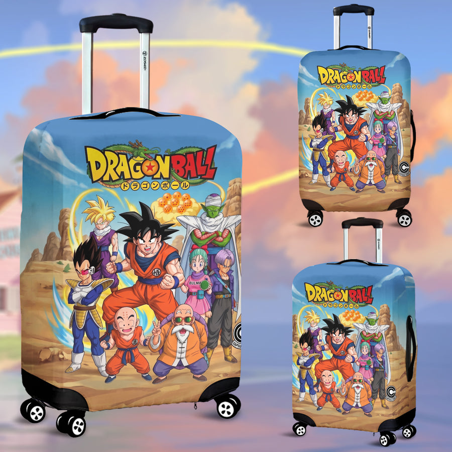 Personalized Anime Dragon Warriors - Adventure Luggage Cover
