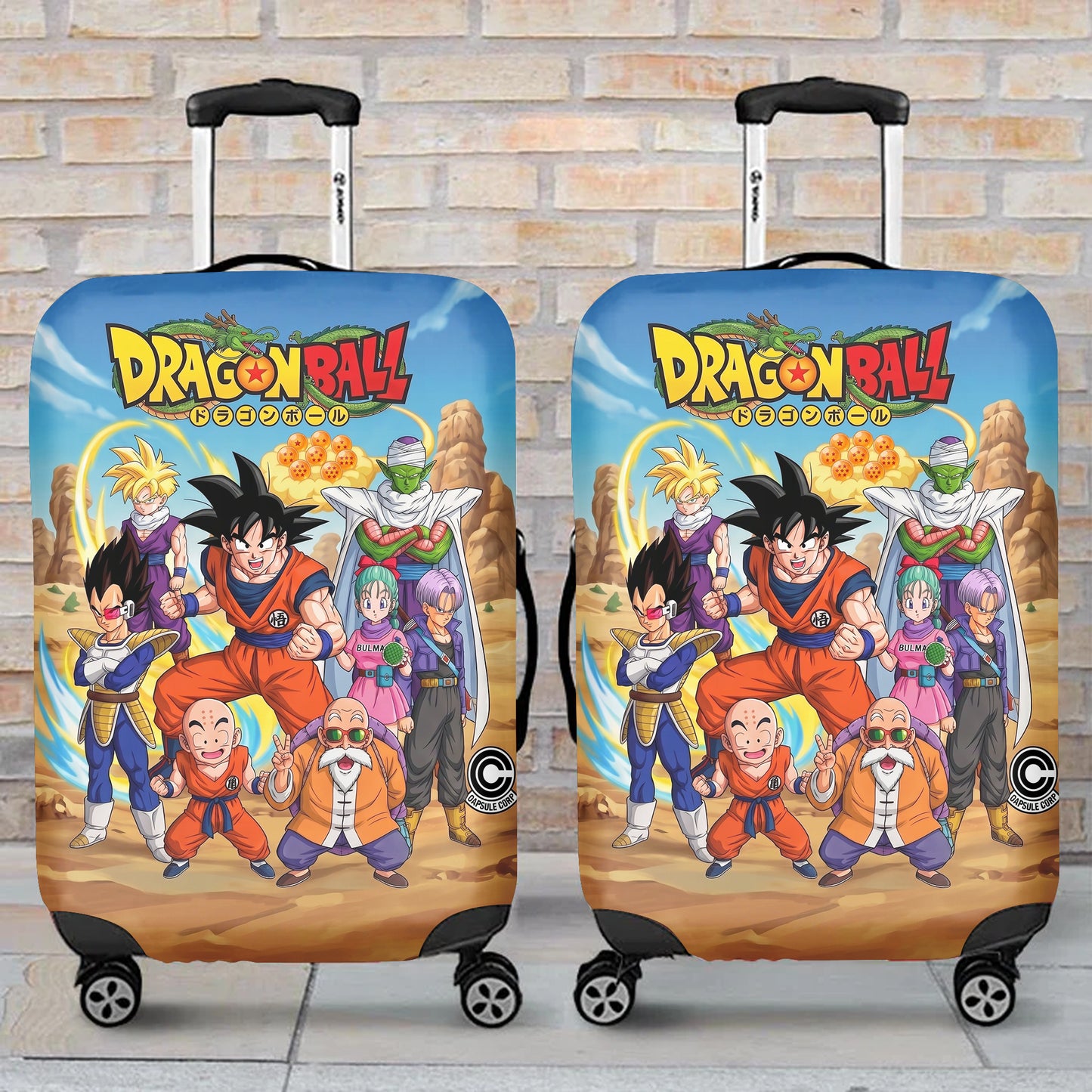 Personalized Anime Dragon Warriors - Adventure Luggage Cover