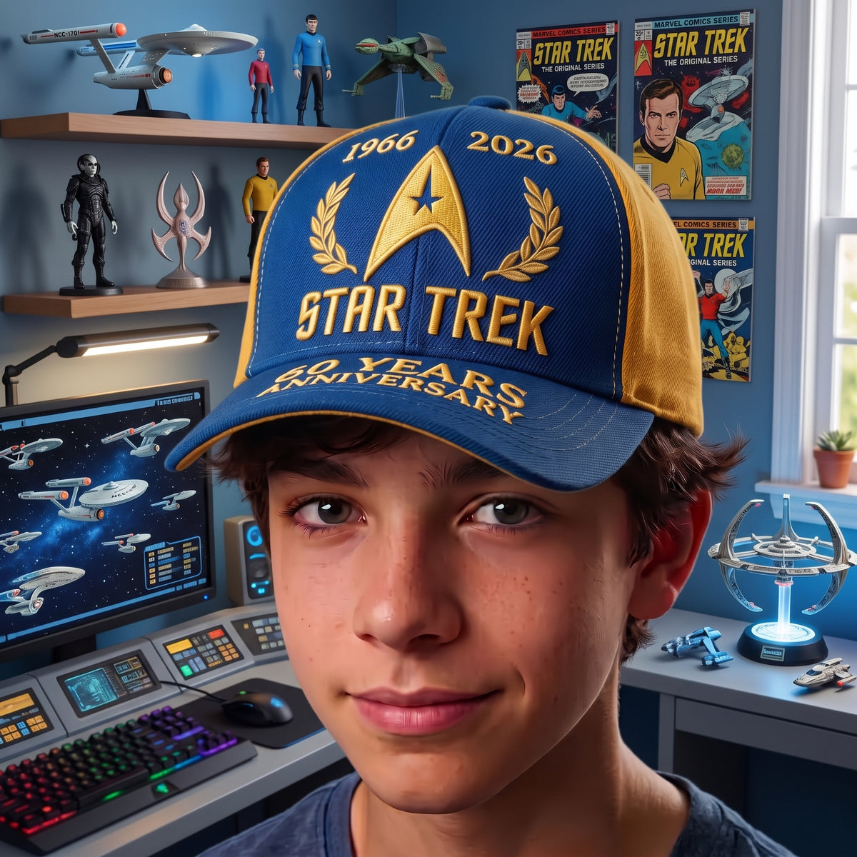 60th Anniversary Space Explorer Cap – Retro Sci-Fi Baseball Hat