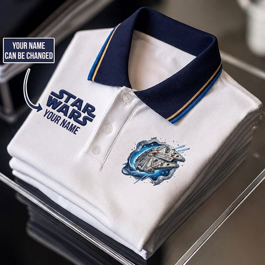 Galaxy Journey - Personalized The Force Polo Shirt