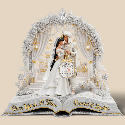 Royal Romance Acrylic Plaque - Personalized Gifts For Couple