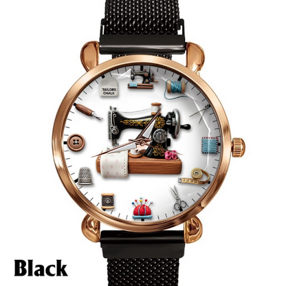 Sewing Time - Personalized Sewing Women Hand Watch