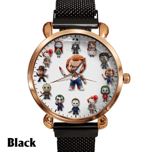 Just A Girl Who Loves Horror Movies - Personalized Women Hand Watch