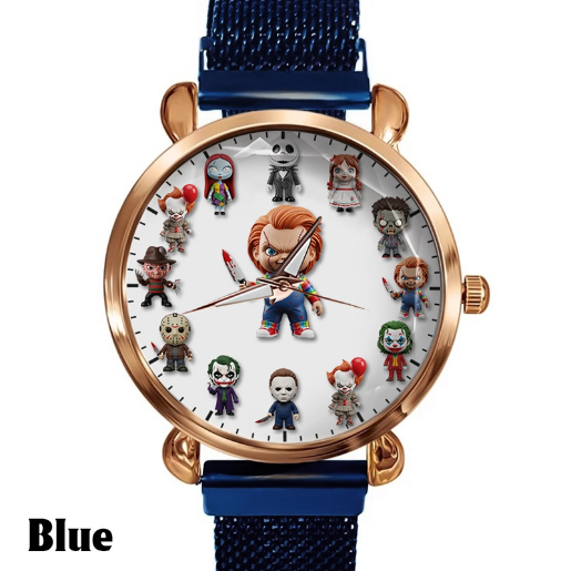 Just A Girl Who Loves Horror Movies - Personalized Women Hand Watch
