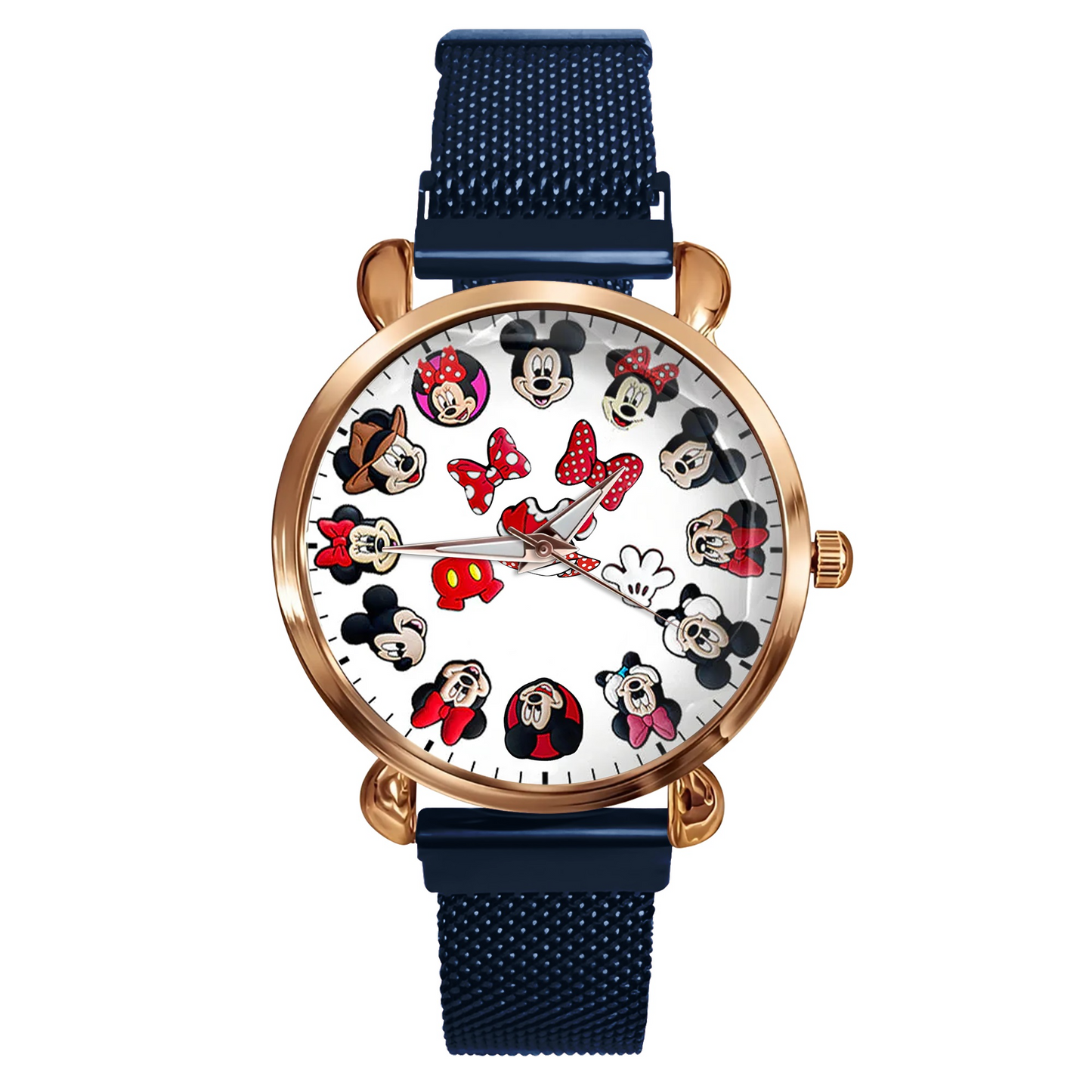 Mouse Happy Time - Personalized Mouse Women Hand Watch