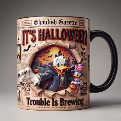 Personalized Magic Mouse Character Mug - Halloween Friends Mug