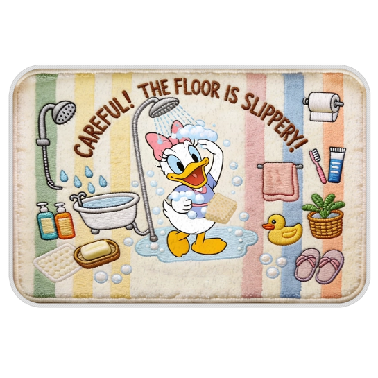 Personalized Mouse & Friends Rug – Custom Name Non-Slip Tufted Rug