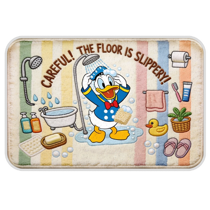 Personalized Mouse & Friends Rug – Custom Name Non-Slip Tufted Rug