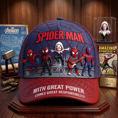Personalized Web Hero Spider Cap – Custom Superhero Hat