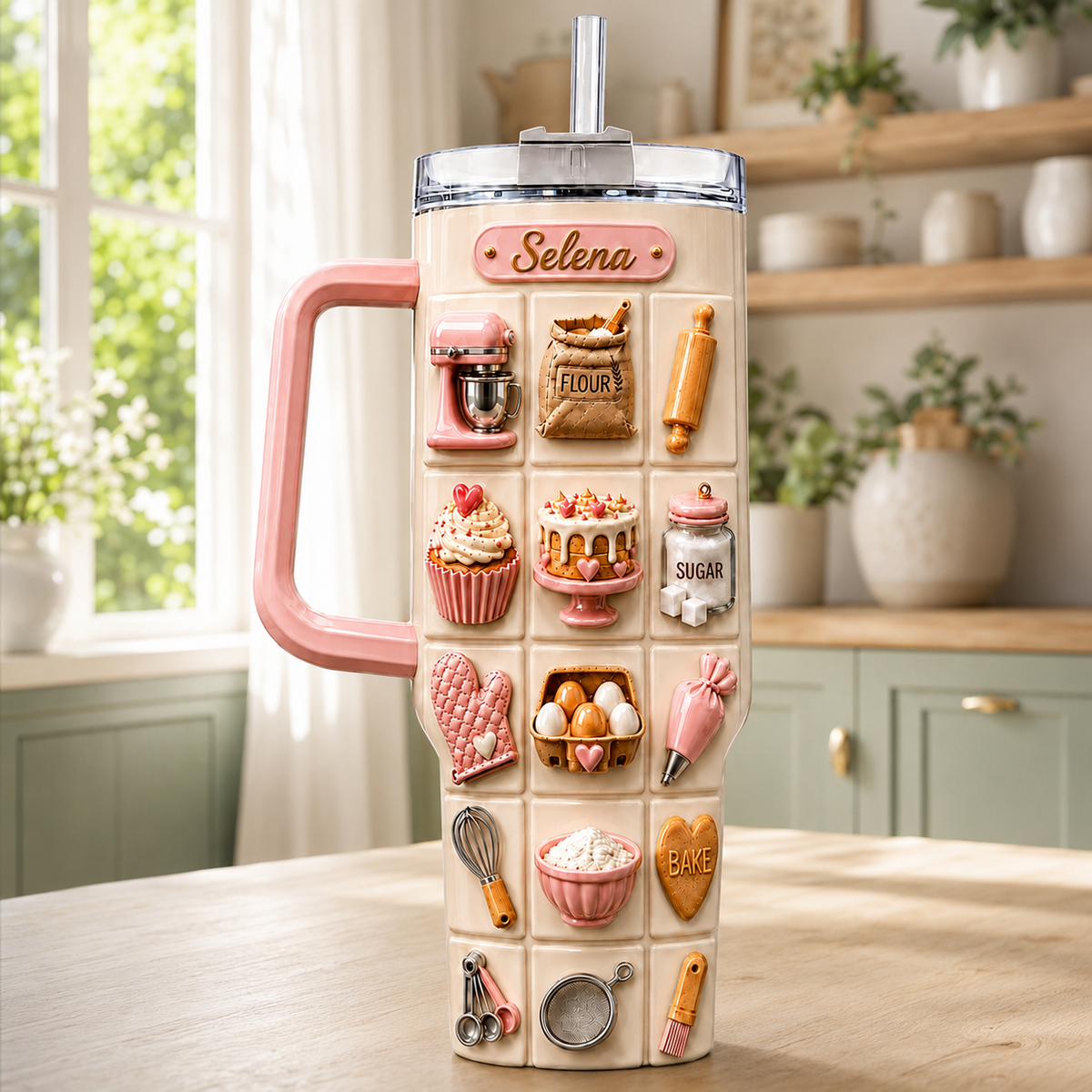 Personalized Gift For Baking Lovers - Personalized Baking Tumbler