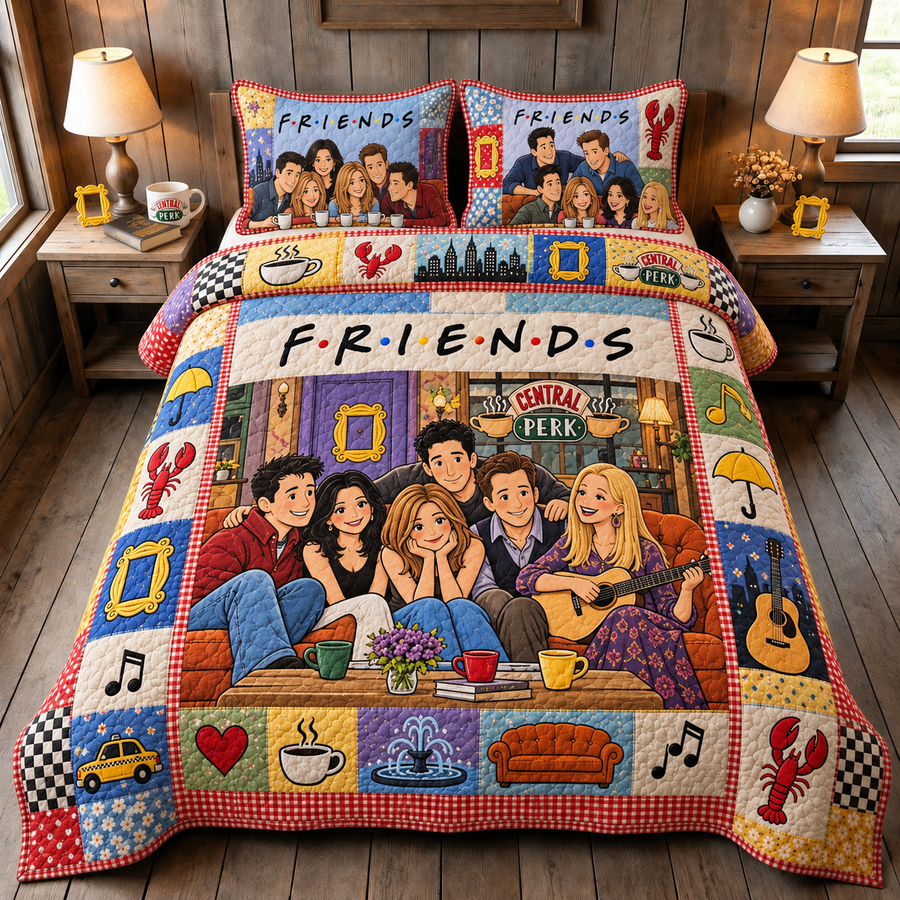 Forever Together Friendship Quilt Set – Cozy Moments Bedding Gift