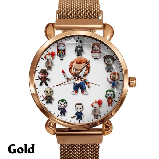 Just A Girl Who Loves Horror Movies - Personalized Women Hand Watch