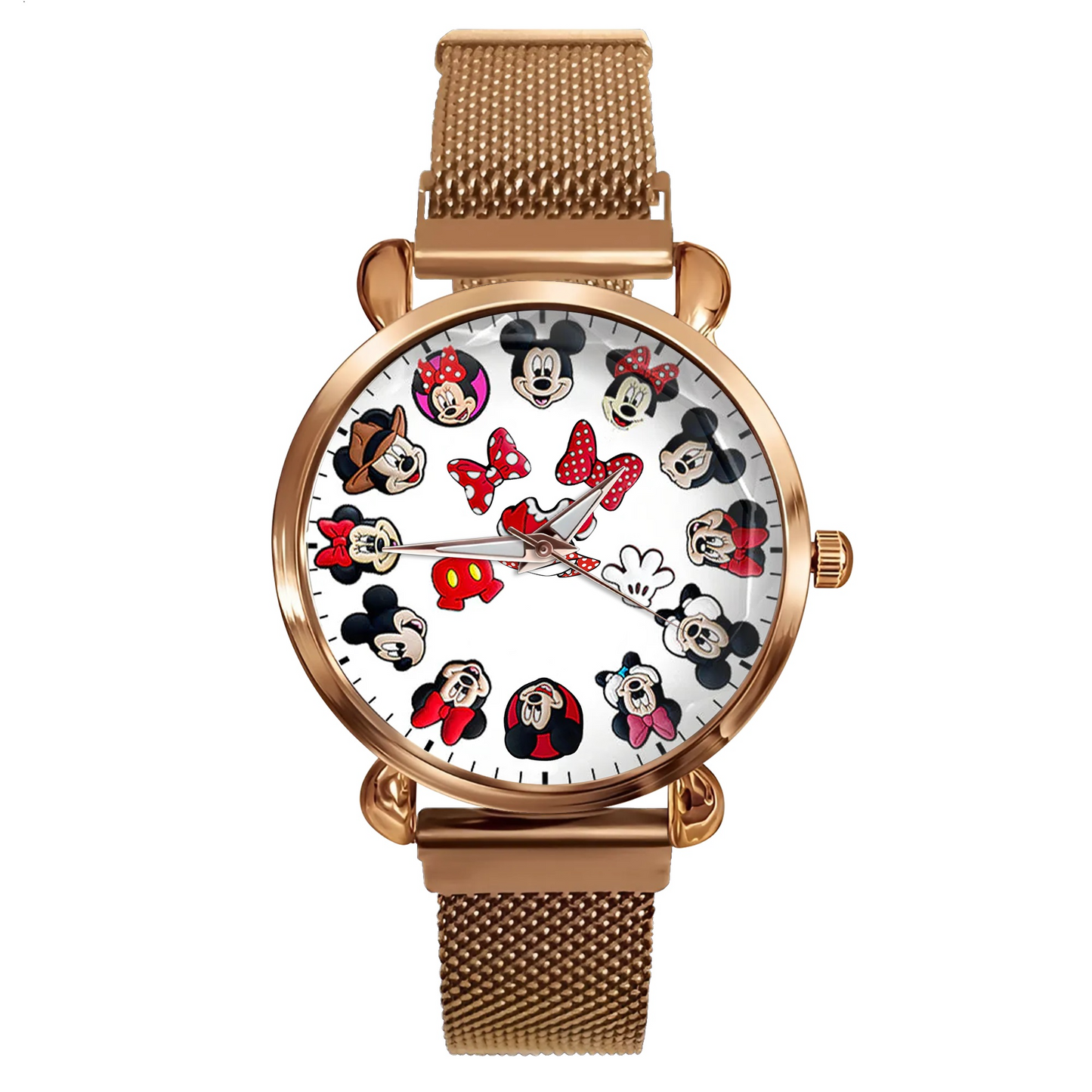Mouse Happy Time - Personalized Mouse Women Hand Watch