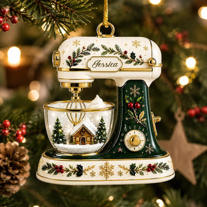 Christmas Baking Mixer Ornament – Gift for Baking Bakers