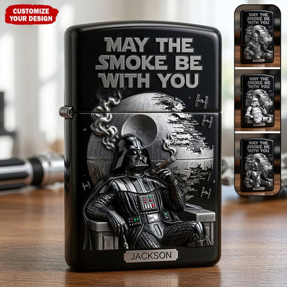 May The Smoke Be With You - Personalized The Force Lighter Case
