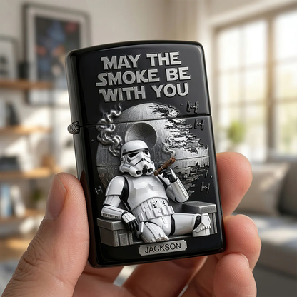 May The Smoke Be With You - Personalized The Force Lighter Case