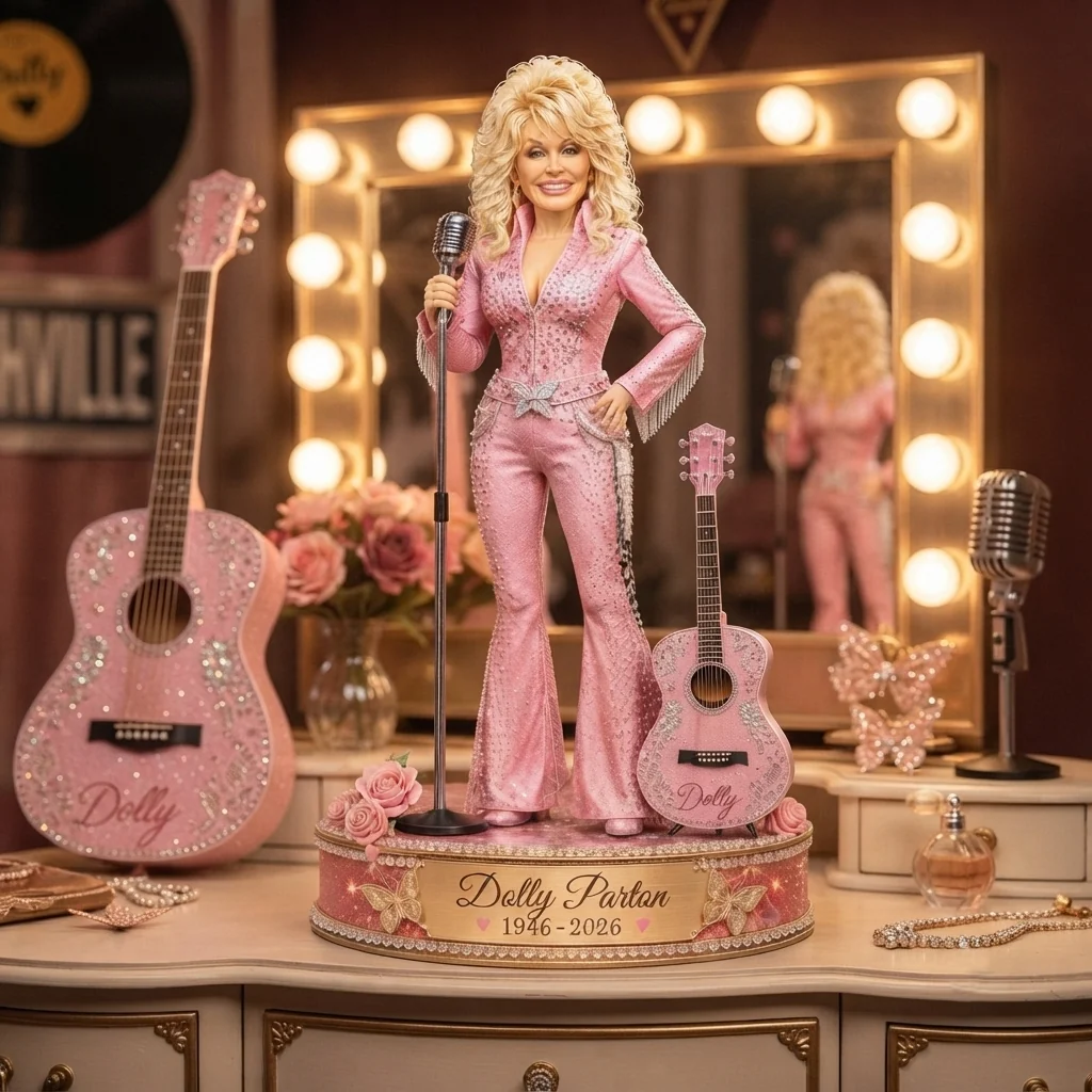 Country Music Queen v5 Acrylic Plaque – Rhinestone Stage Legend Collector Gift