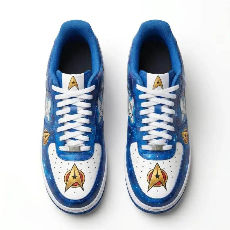 Space Frontier Custom Sneakers - Custom Character Low Top Streetwear Shoes