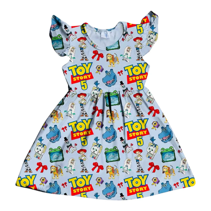 Toy Friends - Girls Flutter Sleeve Dress