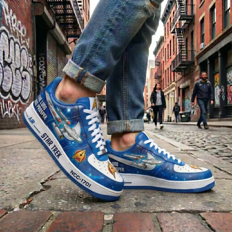 Space Frontier Custom Sneakers - Custom Character Low Top Streetwear Shoes