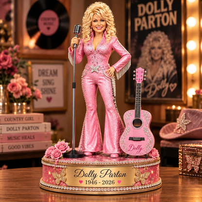 Country Music Queen v5 Acrylic Plaque – Rhinestone Stage Legend Collector Gift