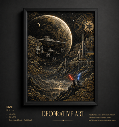 Epic Galactic - The Force All Over Printed Canvas Poster