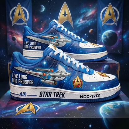 Space Frontier Custom Sneakers - Custom Character Low Top Streetwear Shoes