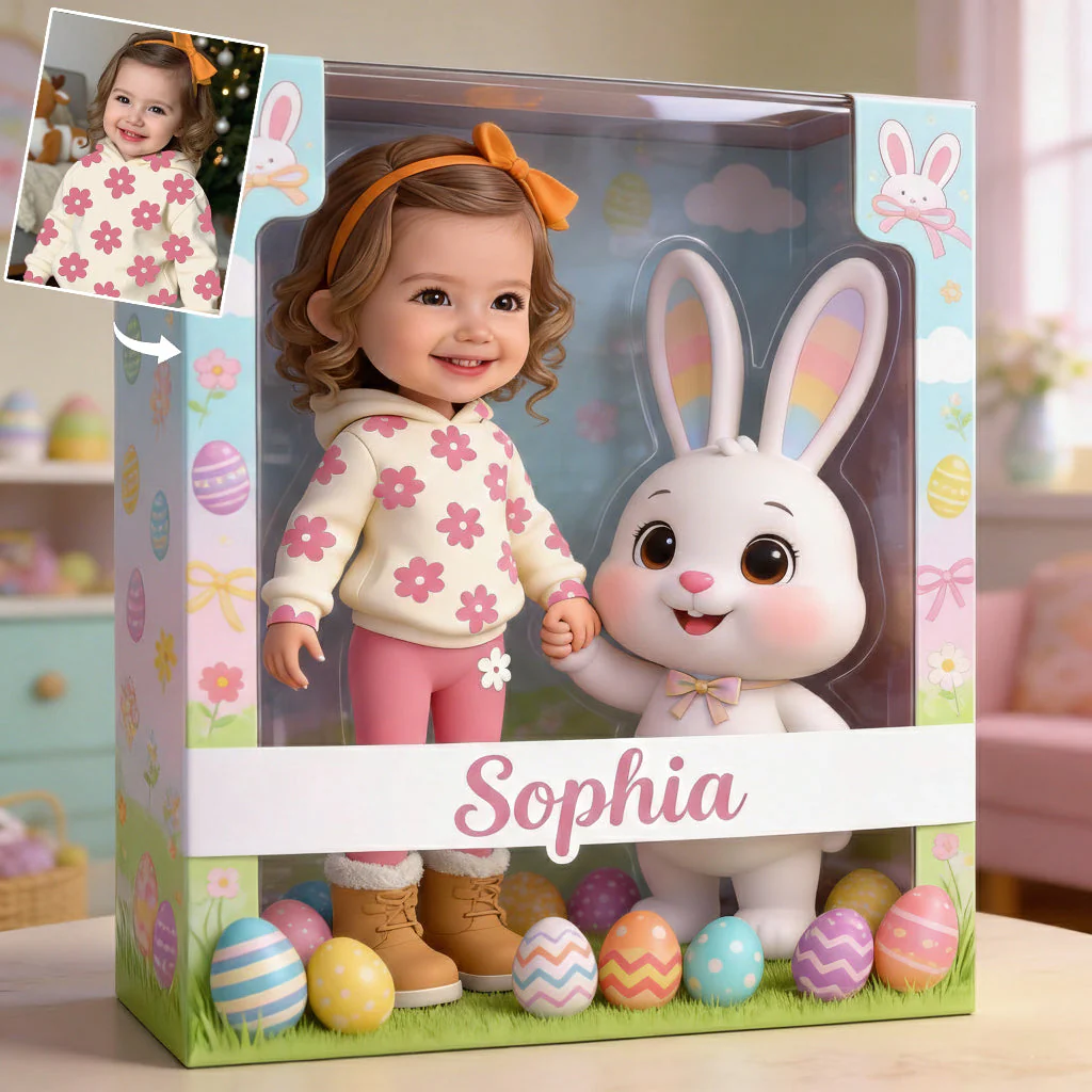 Custom Any Photo Easter Gift - Personalized Kid Custom Shaped Acrylic Plaque