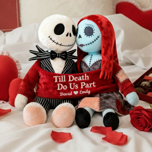 Till Death Do Us Part - Personalized Nightmare Shaped Pillow