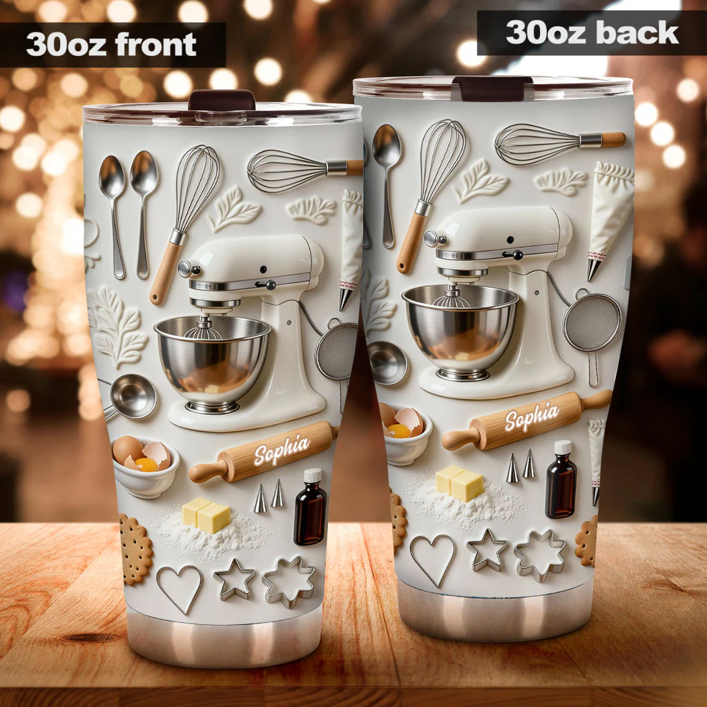 Love Baking - Personalized Baking Tumbler
