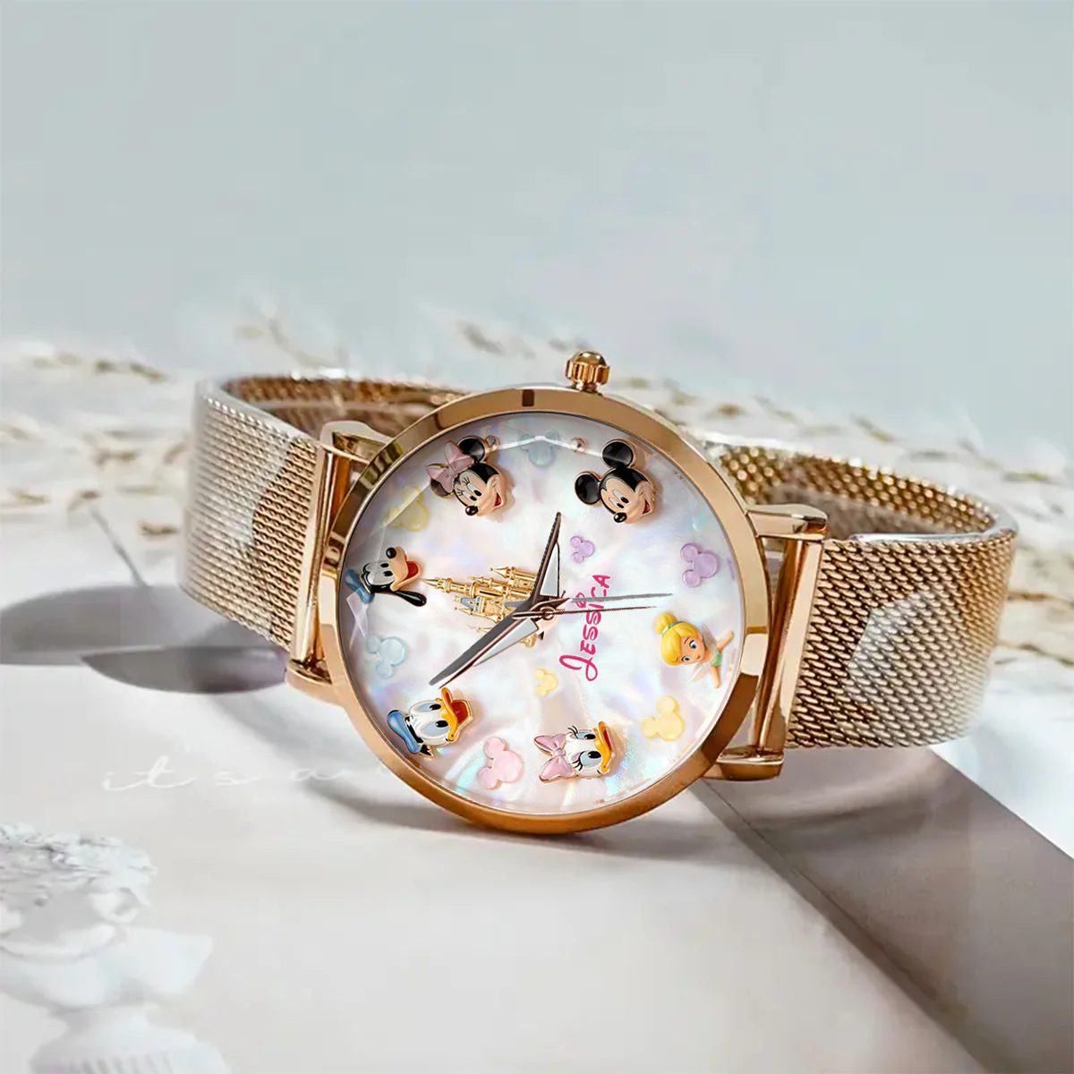 Magic Friends 3 - Personalized Mouse Women Hand Watch