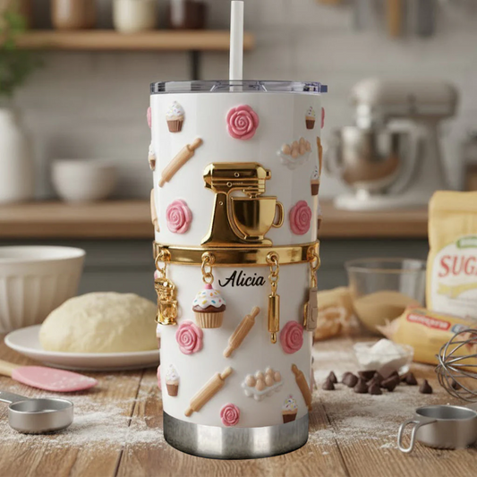 Perfect Gift For Baking Lovers - Personalized Baking Tumbler