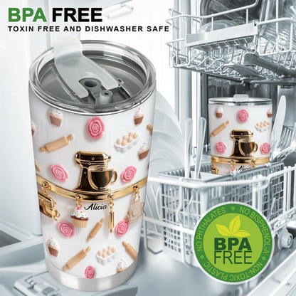 Perfect Gift For Baking Lovers - Personalized Baking Tumbler