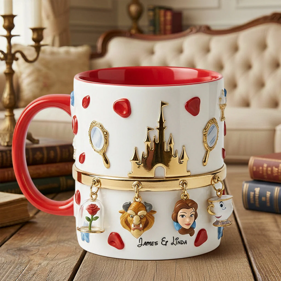 Tale As Old As Time Perfect Gift For Couple - Personalized Couple Accent Mug