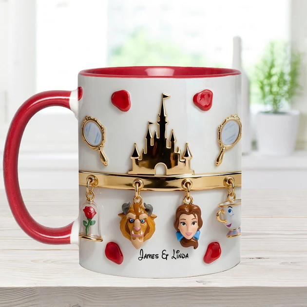 Tale As Old As Time Perfect Gift For Couple - Personalized Couple Accent Mug