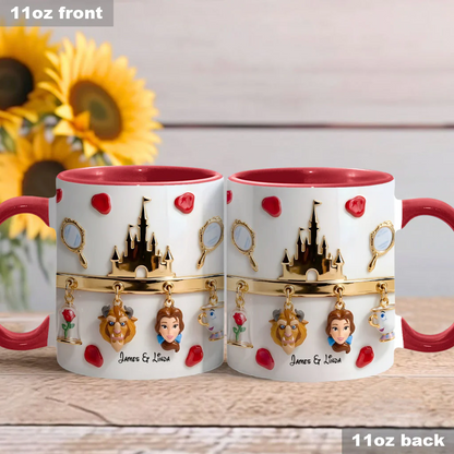 Tale As Old As Time Perfect Gift For Couple - Personalized Couple Accent Mug