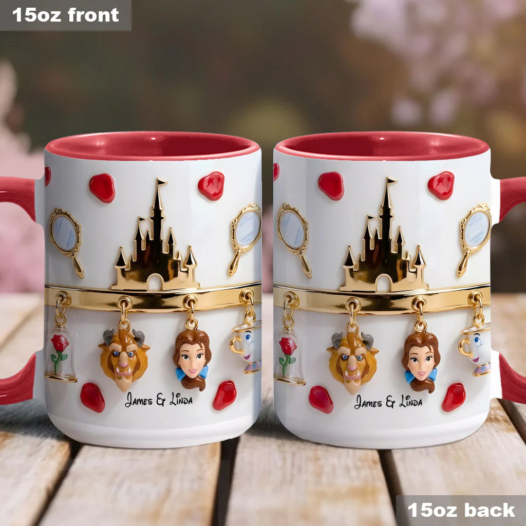 Tale As Old As Time Perfect Gift For Couple - Personalized Couple Accent Mug
