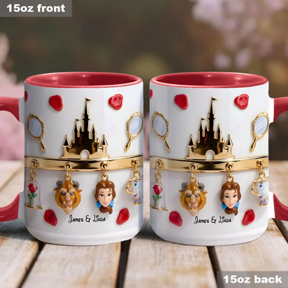 Tale As Old As Time Perfect Gift For Couple - Personalized Couple Accent Mug