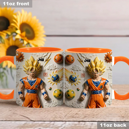 Strong Balls - Personalized Seven Balls Accent Mug