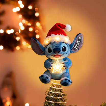 Ohana Christmas - Personalized Ohana LED Light Tree Topper