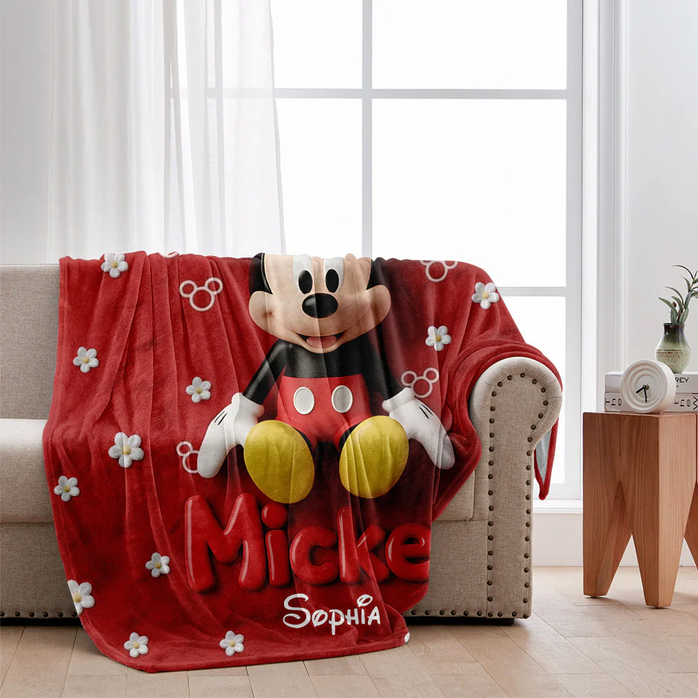 Magical Friends 2 - Personalized Mouse Blanket