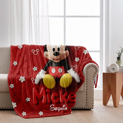 Magical Friends 2 - Personalized Mouse Blanket