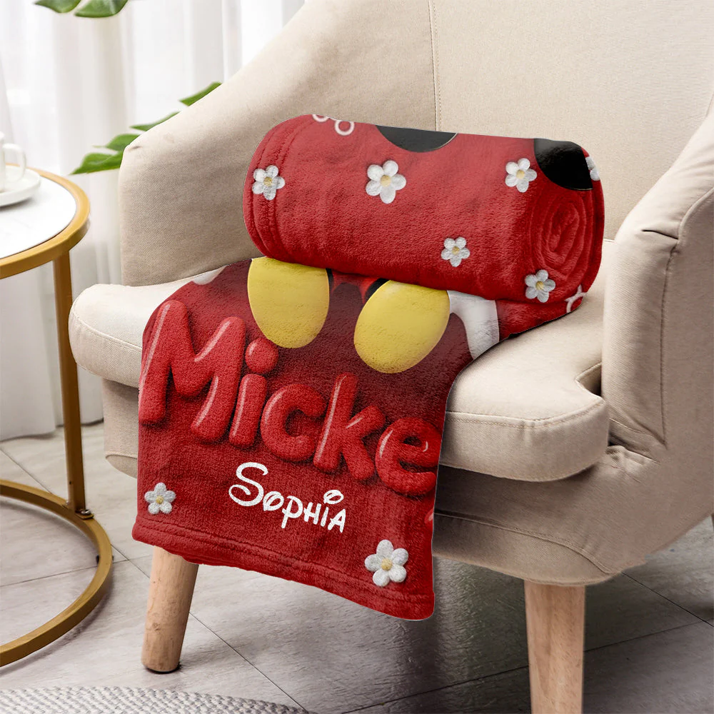 Magical Friends 2 - Personalized Mouse Blanket